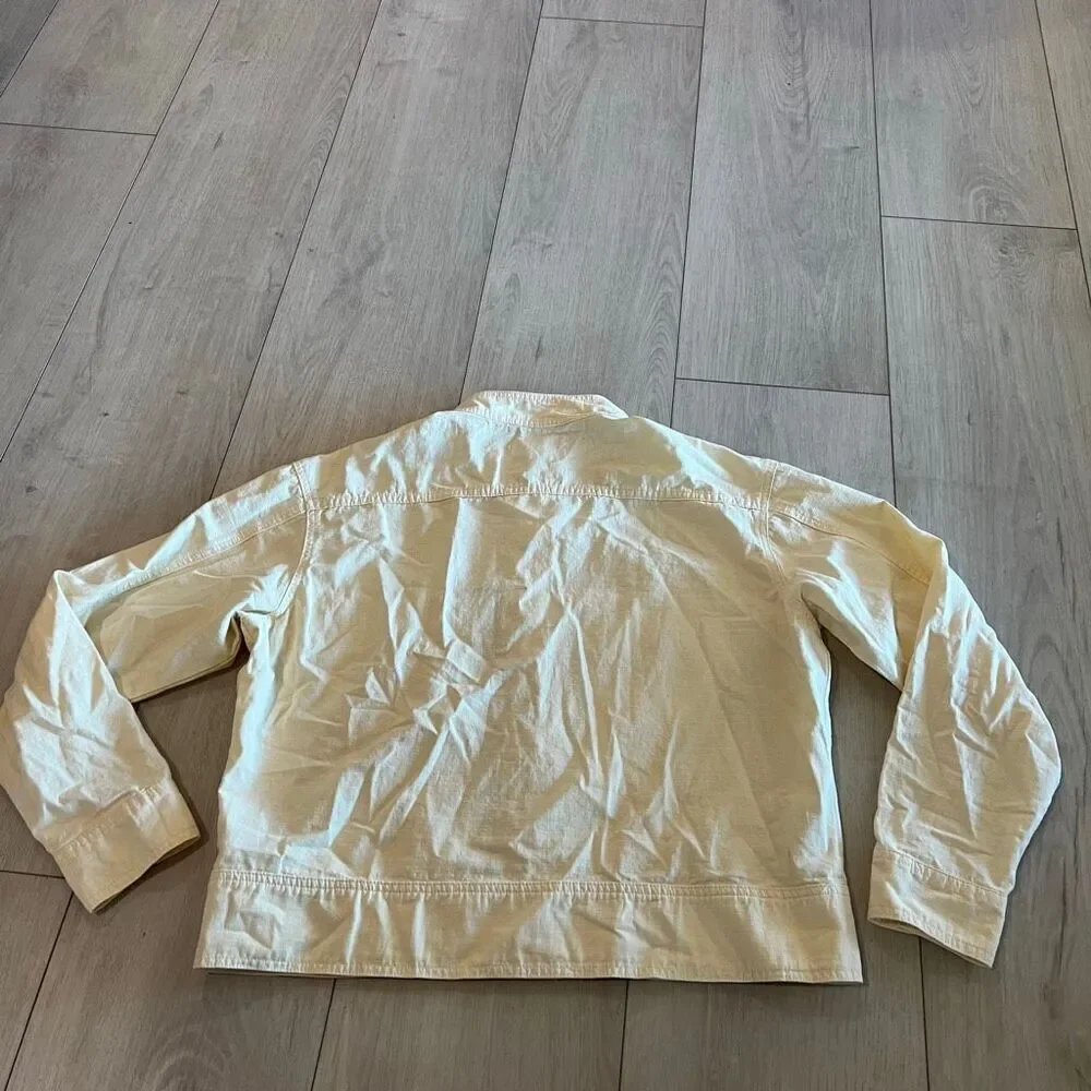 Anthropologie Dear John Collarless Utility Jacket size s